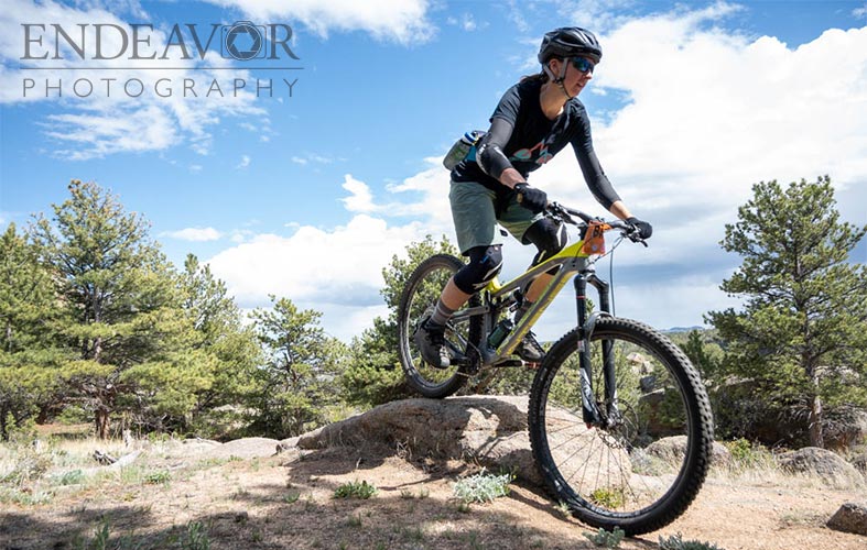 sports photography mountain bike